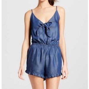 Denim Romper